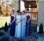 Kaitlin, Me, Vicki, and Emily before homecoming